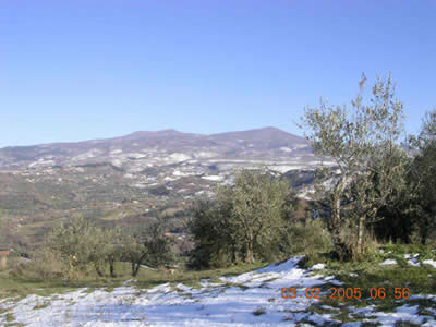 La motagna vista da Montegiovi